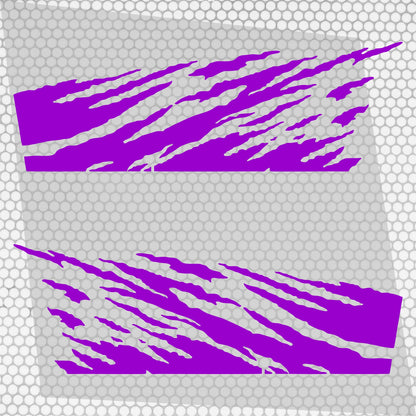 Set 2 Pcs Jerked Grounge Theme Off Road