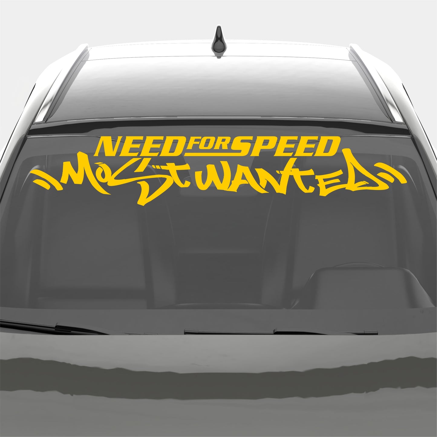 2 Pcs Need For Speed Scratch Graphic Stickers Bumper Window Windshield | Need For Speed Scratch Emblem for Car, Truck SUV Trailer Both Sides