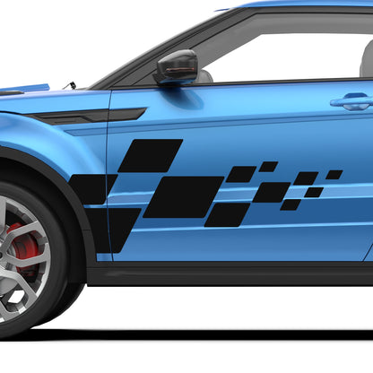 Set 2 Pcs Vehicle Stripes Auto Graphics Car RV Trailer Truck Boat Accent Stripe Both Sides Decals | Van Stripes Sides vinyl Decor adhesives
