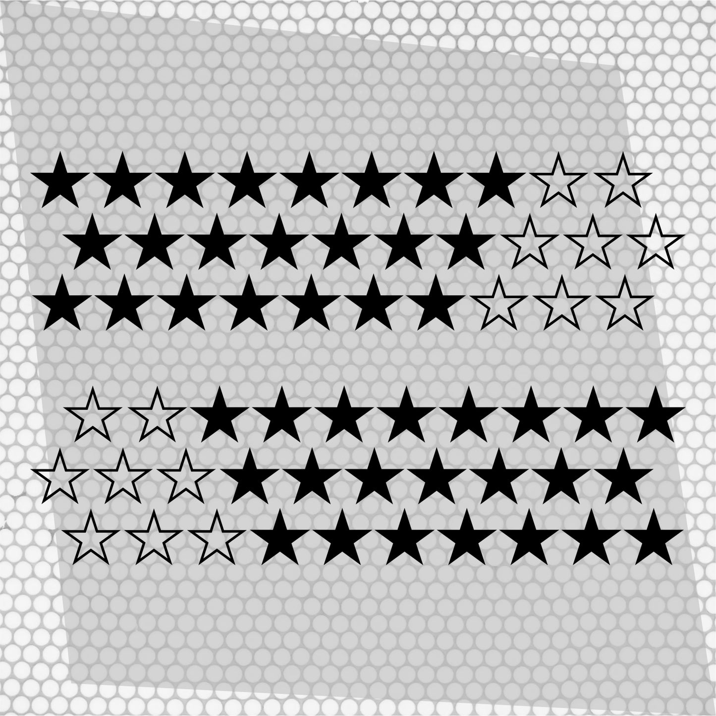 Kit 60 Pcs Sticker Stars on your car or any vehicle | Stickers for Auto Theme Stars 60 pieces Car Van Offroad Vehicle Adhesive graphic decal