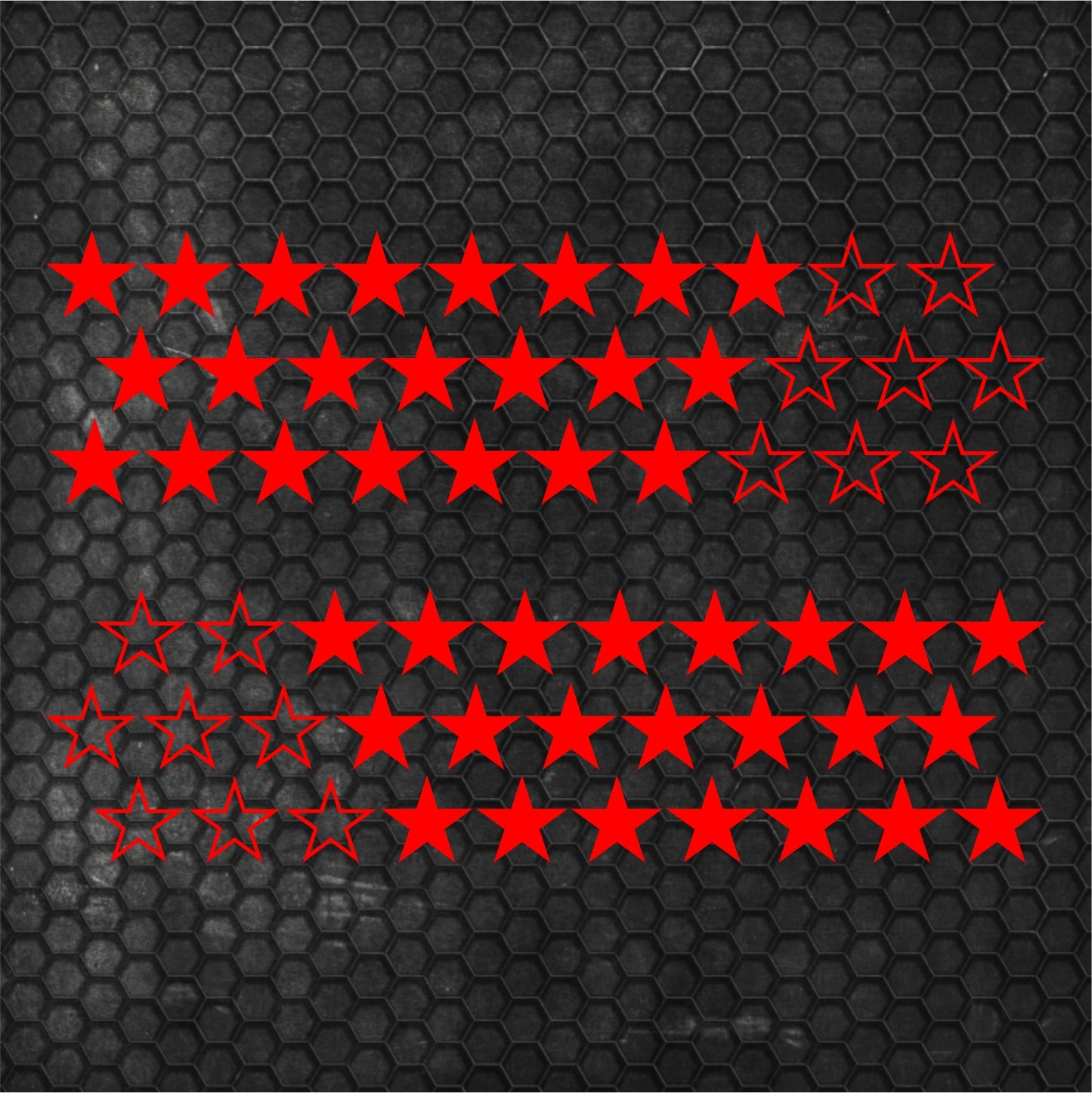 Kit 60 Pcs Sticker Stars on your car or any vehicle | Stickers for Auto Theme Stars 60 pieces Car Van Offroad Vehicle Adhesive graphic decal