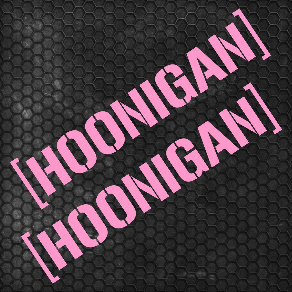 Set 2 Pcs HQ Hoonigan Emblem Graphic Decals