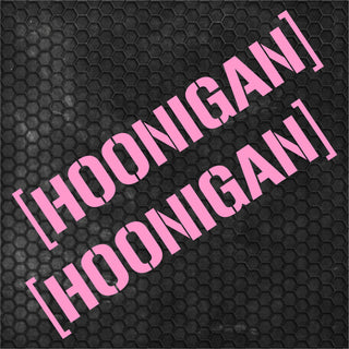 Set 2 Pcs HQ Hoonigan Emblem Graphic Decals