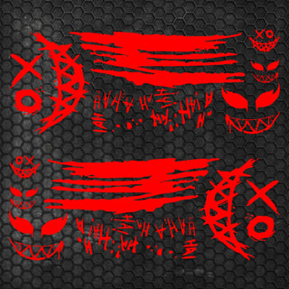 Set 2 Pcs JDM Decals Joker Car Sticker Graphics