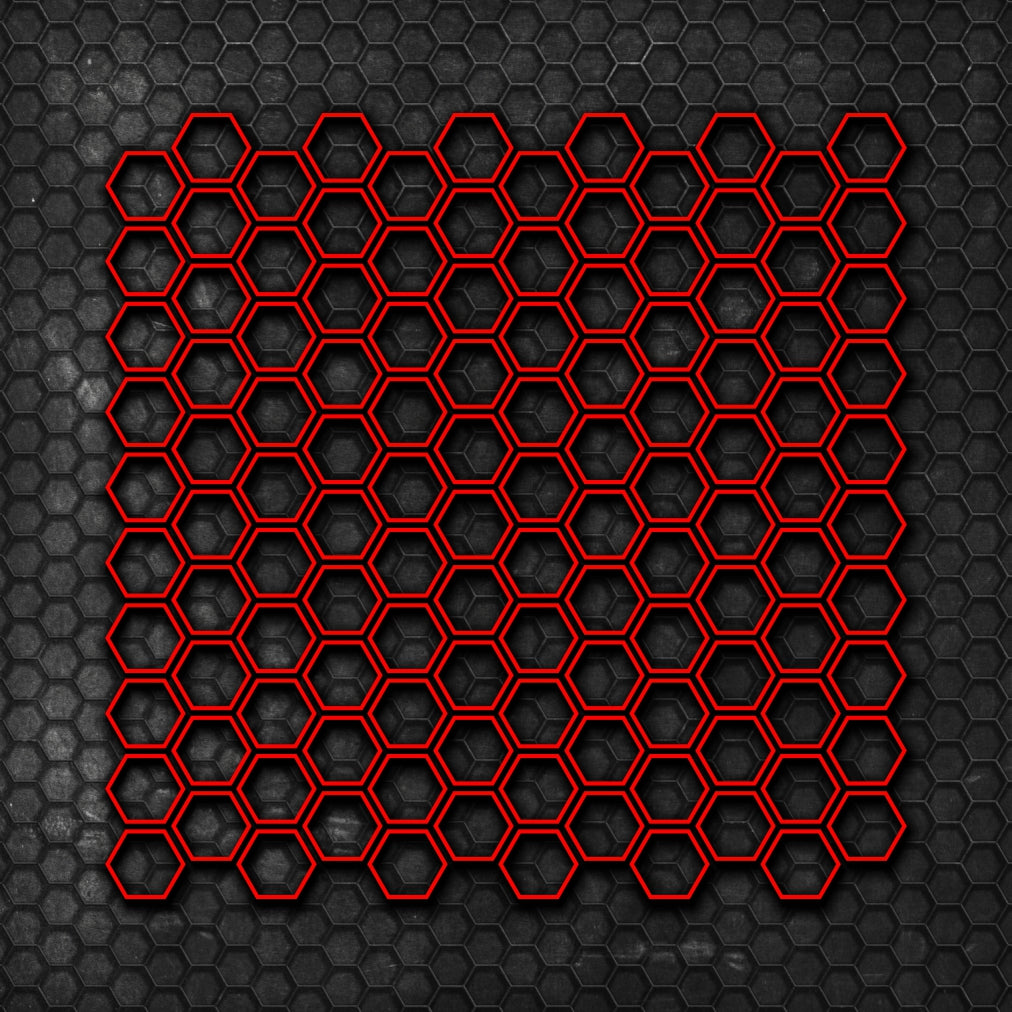 Set 120 Pcs Hexagonal Grid, DIY Creativity, Side Honeycomb, Rear Decal, Car Sticker Decal For Honeycomb Style Sticker Auto Graphics Decor