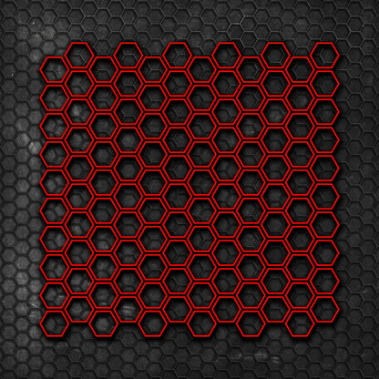 Set 120 Pcs Hexagonal Grid, DIY Creativity, Side Honeycomb, Rear Decal, Car Sticker Decal For Honeycomb Style Sticker Auto Graphics Decor