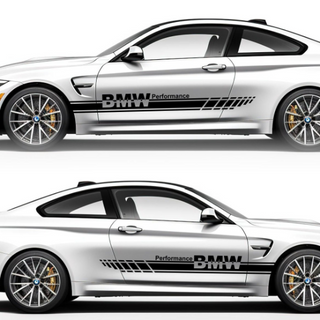 Set 2 Pcs Performance Car Stripes