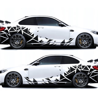 Kit 84 Pcs Triangles Camouflage Sticker Decal Graphics