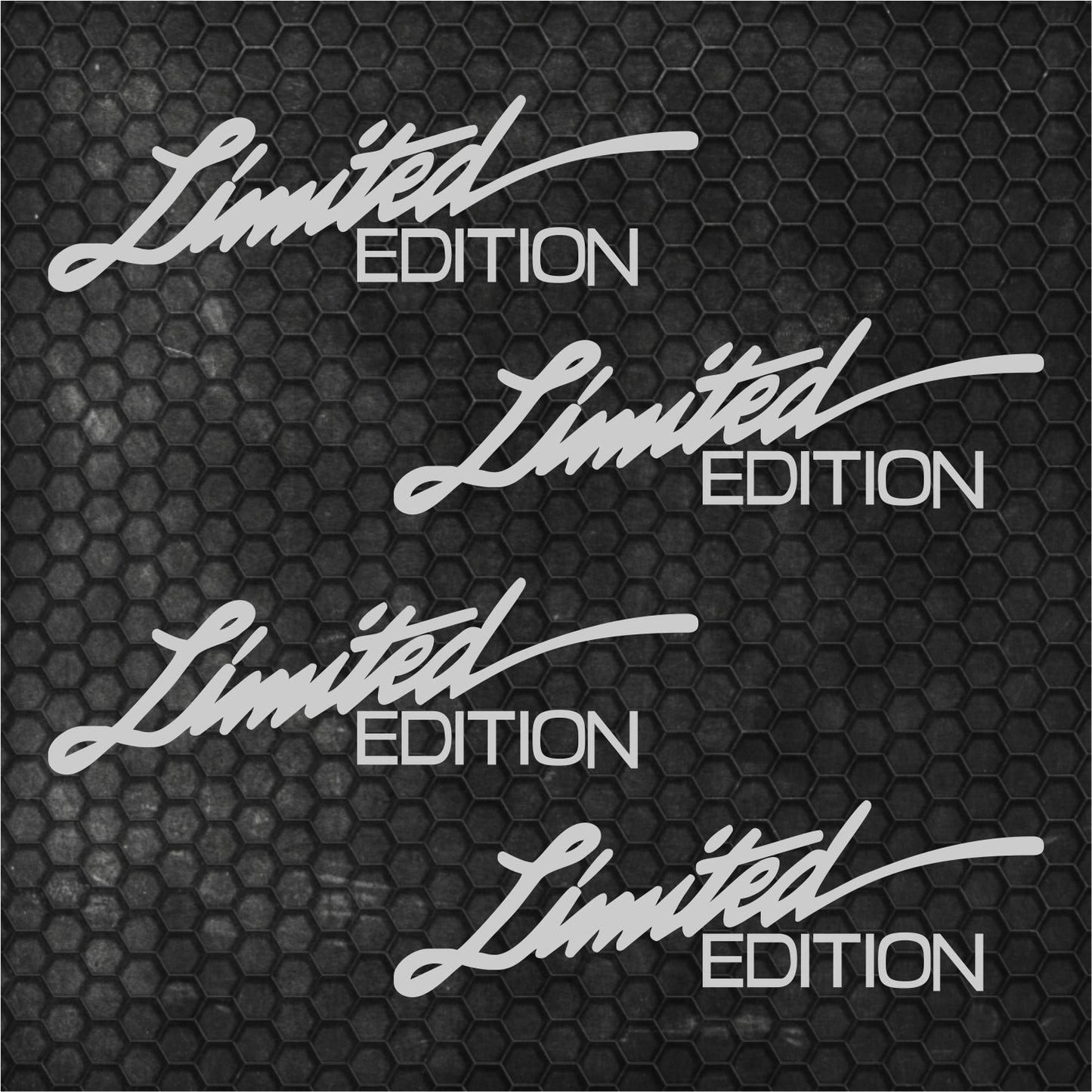 Set 4 Pcs Sport Limited Edition HQ Graphics Cut Stickers vinyl Decals | Limited Edition Car Auto Sticker Motorsport Decal No Background wrap
