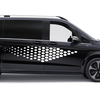 Kit Golf TCR Honeycomb Both Sides Vinyl Decal Sticker Geometric Graphics
