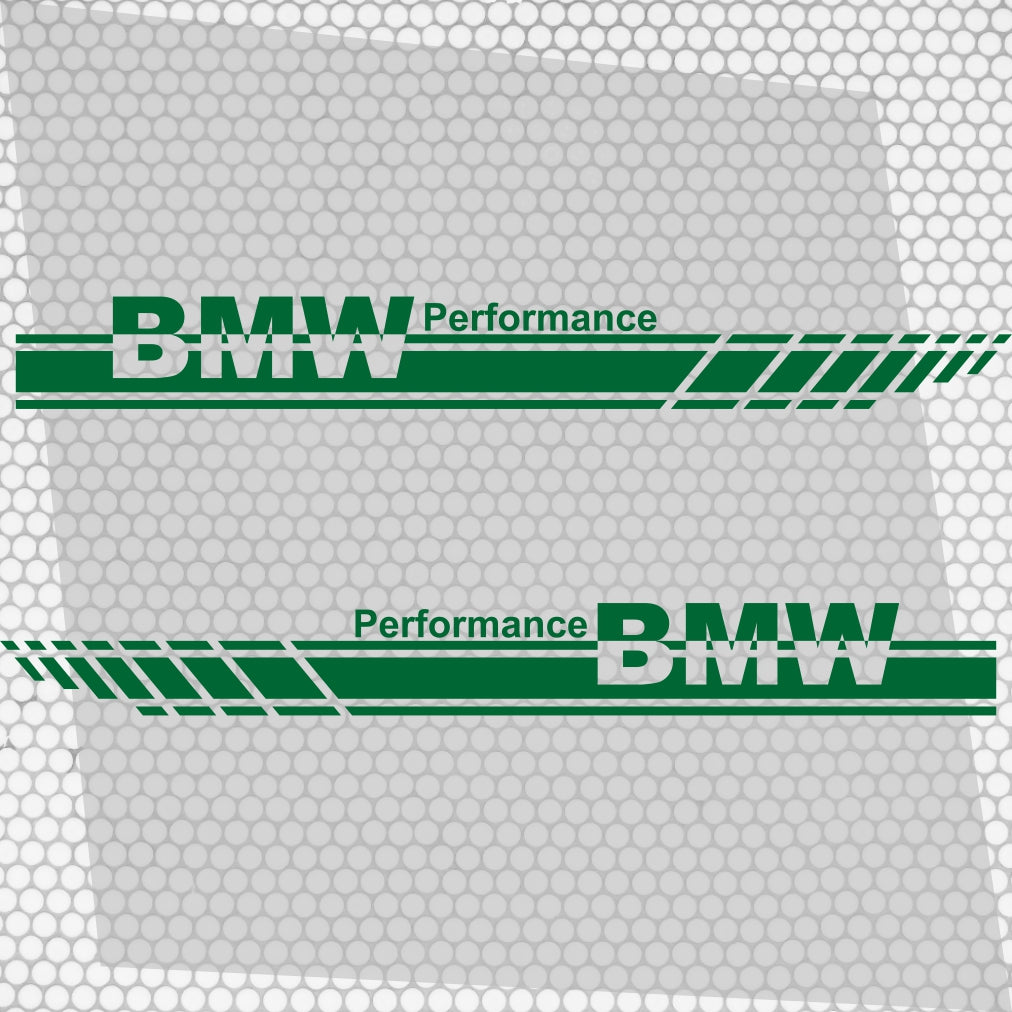 Set 2 Pcs Performance Car Stripes. Both Sides Top Stripes Decal Graphics Car, SUV, Truck Sport Decor Decals | Motorsport Stripes Graphics
