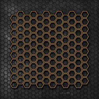 Set 120 Pcs Hexagonal Grid Car Sticker Decal For Honeycomb Style