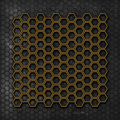 Set 120 Pcs Hexagonal Grid, DIY Creativity, Side Honeycomb, Rear Decal, Car Sticker Decal For Honeycomb Style Sticker Auto Graphics Decor