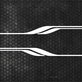 Set 2 Pcs Vehicle Stripes Auto Graphics