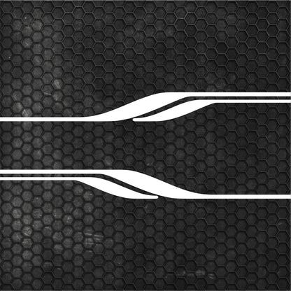 Set 2 Pcs Vehicle Stripes Auto Graphics RV Trailer Car Truck Boat Accent Stripe Both Sides Decals | Camper Van Stripes Sides Decor adhesives