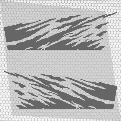 Set 2 Pcs Jerked Grounge Theme Off Road