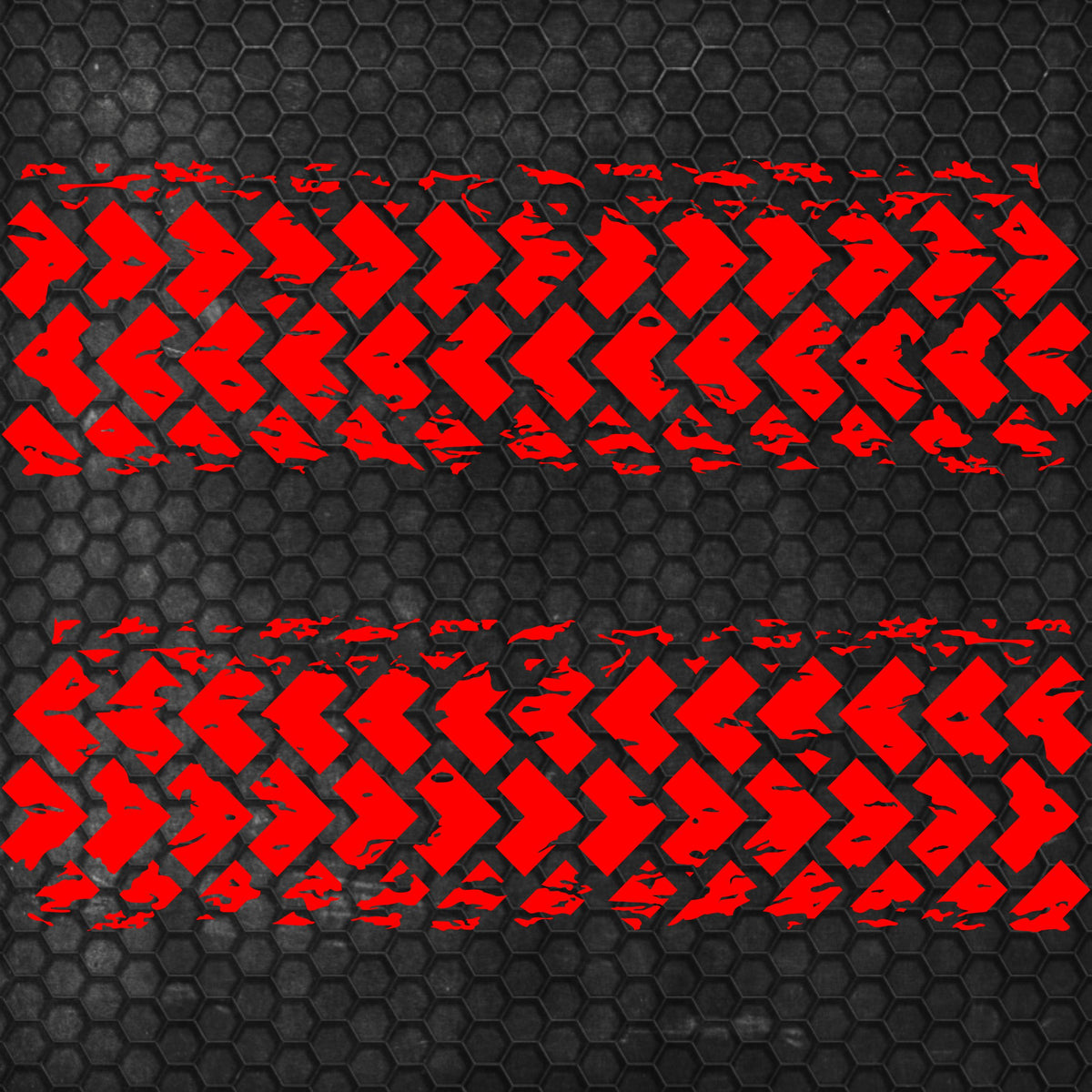 Kit 2 Pcs Factory Crafts Tire Tracks Graphics Both Sides Decal Wrap | For All Offroad 4x4, Car, Van Motorsport Decals | Crafts Tire Stickers