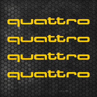 Definir 2 Pcs Audi Emblema Decalque Adesivo | Kit premium 2 decalques de logotipos