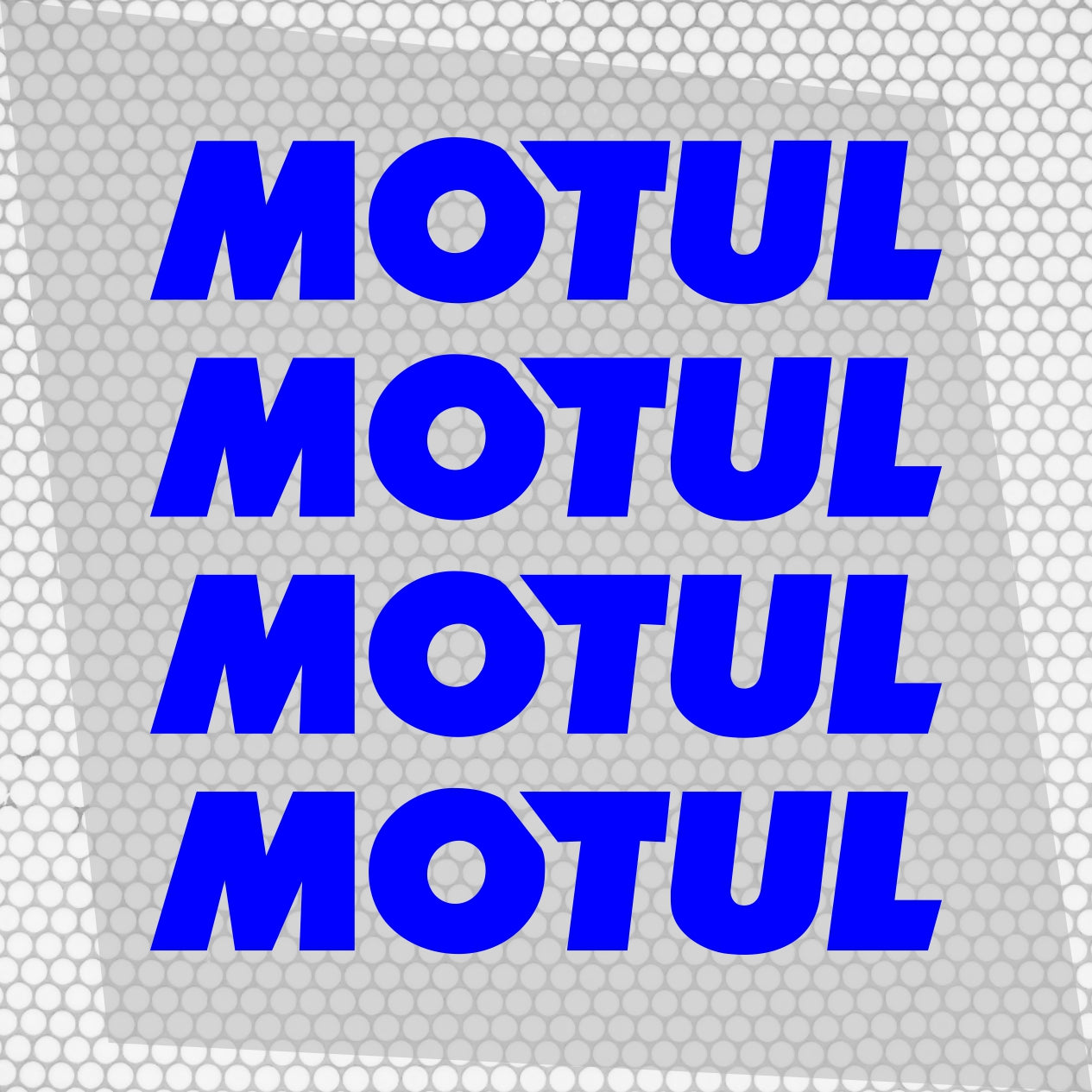 Set 4 HQ Motul Oil Sponsor Vinyl Racing Motorsport Emblem Sticker Decals | Motul Motorcycle Car Vehicle Emblem Decor Kit Racing wrap Adhesives Motul Cut vinyl Logo