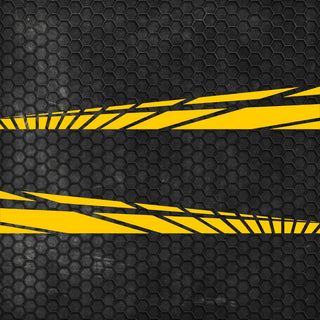 Set 2 Pcs Car Racing Stripes Sport