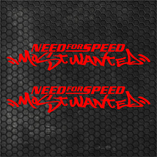2 Pcs Need For Speed Scratch Graphic Stickers Funny Car Decals