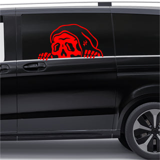 Set 2 Pcs Car Stickers Motive Monsters Blood JDM Decals