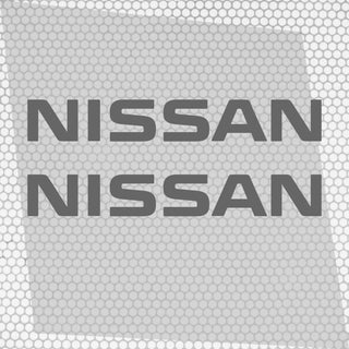 Set 2 Pcs Nissan Logo Decal Sticker Sport Racing Stripes Emblem Graphic
