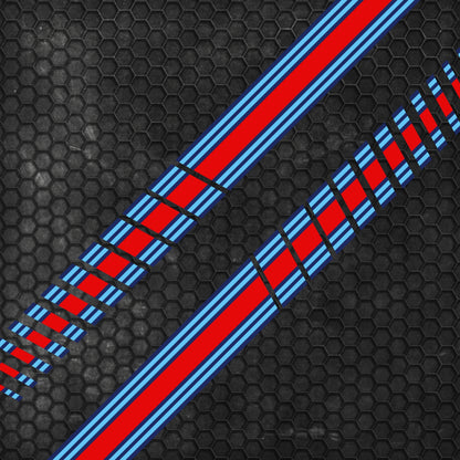2 Pcs Martini Pattern RV Car Truck Boat Trailer Side Accent Decals Graphics Stripes | 2 Styles avaliable Side Stripes Decor for any vehicle