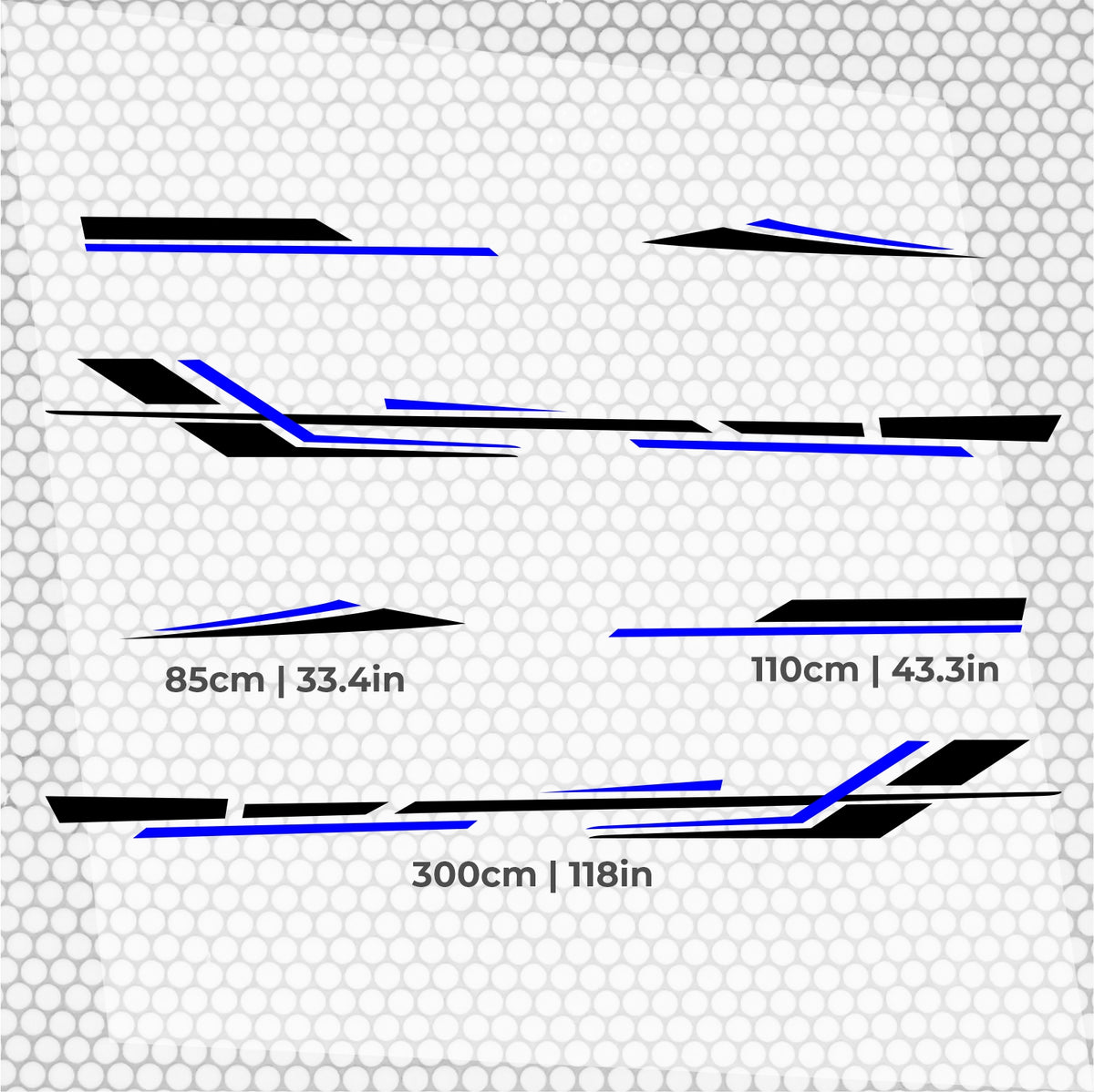 Set Caravan Sticker Stripes Uranus Graphics Caravan Kit | Camper Van or Caravan Car Decoration Decals Kit | Motorhome Adhesive Decor Vinyl