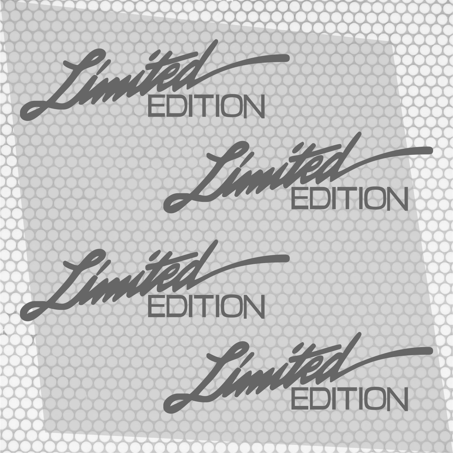 Set 4 Pcs Sport Limited Edition HQ Graphics Cut Stickers vinyl Decals | Limited Edition Car Auto Sticker Motorsport Decal No Background wrap