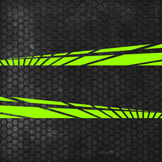 Set 2 Pcs Car Racing Stripes Sport