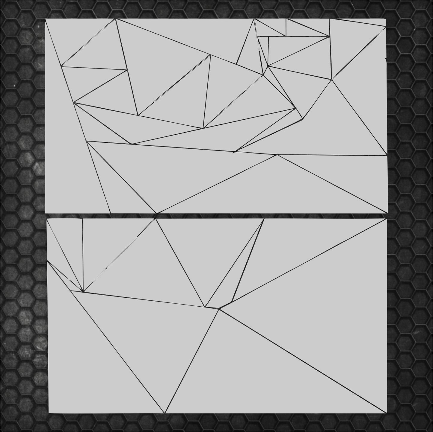 Kit 84 Pcs Triangles Camouflage Sticker Decal Graphics Both Sides | Universal Fit Body Racing Camo Car Van Offroad Vehicle Adhesive vinyl