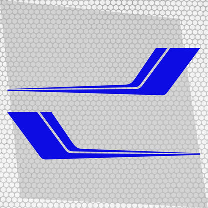 2 Pcs Graphics Decal Both Sides Sticker for any Vehicle Vinyl Stripes RV Car Truck Camper Van Boat Trailer Side Accent Decal Graphic Stripes