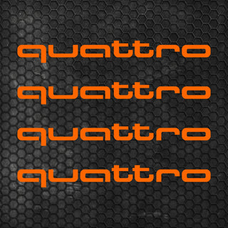 Definir 2 Pcs Audi Emblema Decalque Adesivo | Kit premium 2 decalques de logotipos