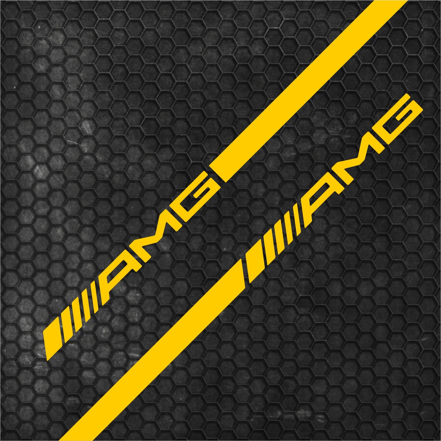 Set 2 Pcs Mercedes AMG Car Stripes. Both Sides Top Stripes Decal Graphics Car, SUV, Truck Sport Decor Decals | Motorsport Stripes Graphics