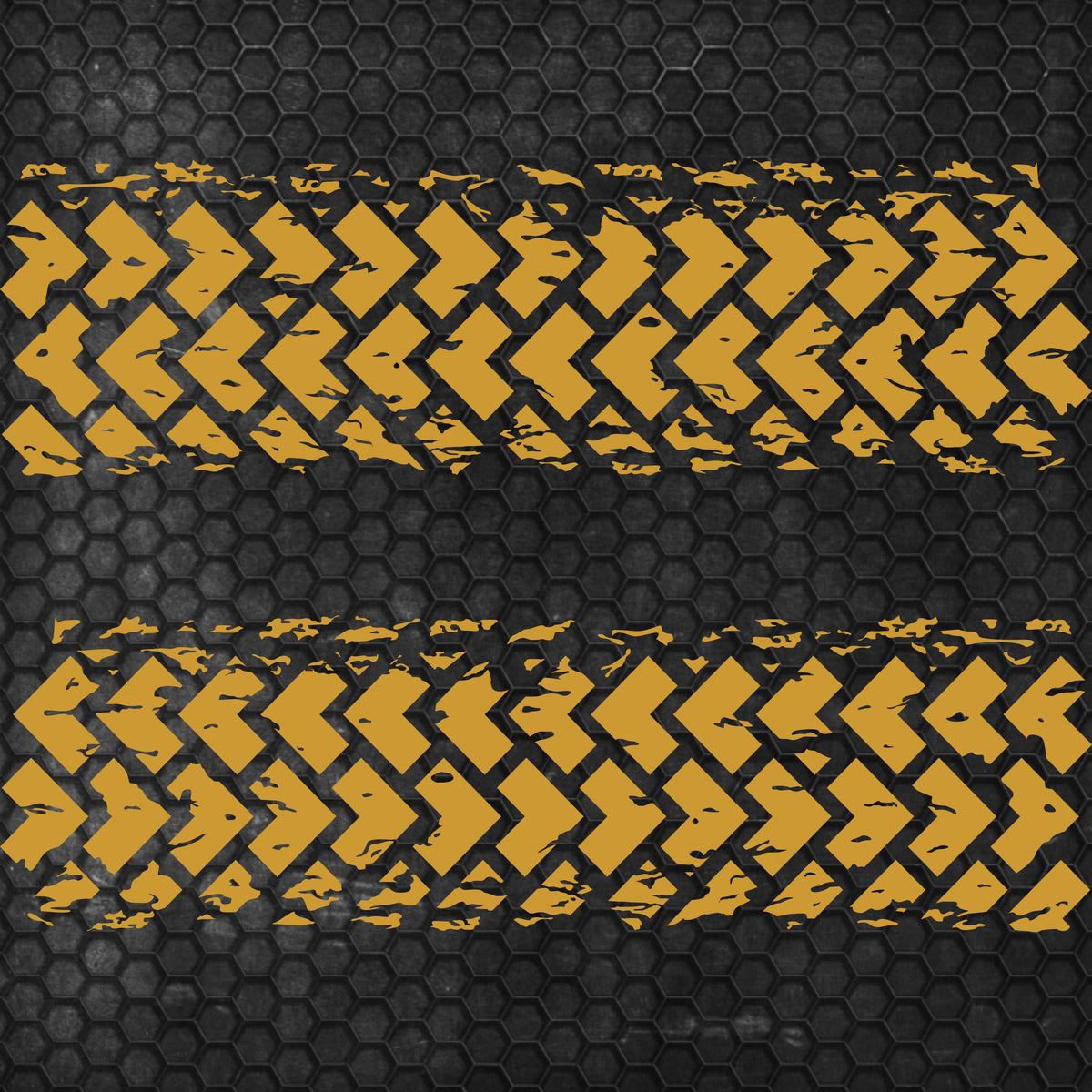 Kit 2 Pcs Factory Crafts Tire Tracks Graphics Both Sides Decal Wrap | For All Offroad 4x4, Car, Van Motorsport Decals | Crafts Tire Stickers