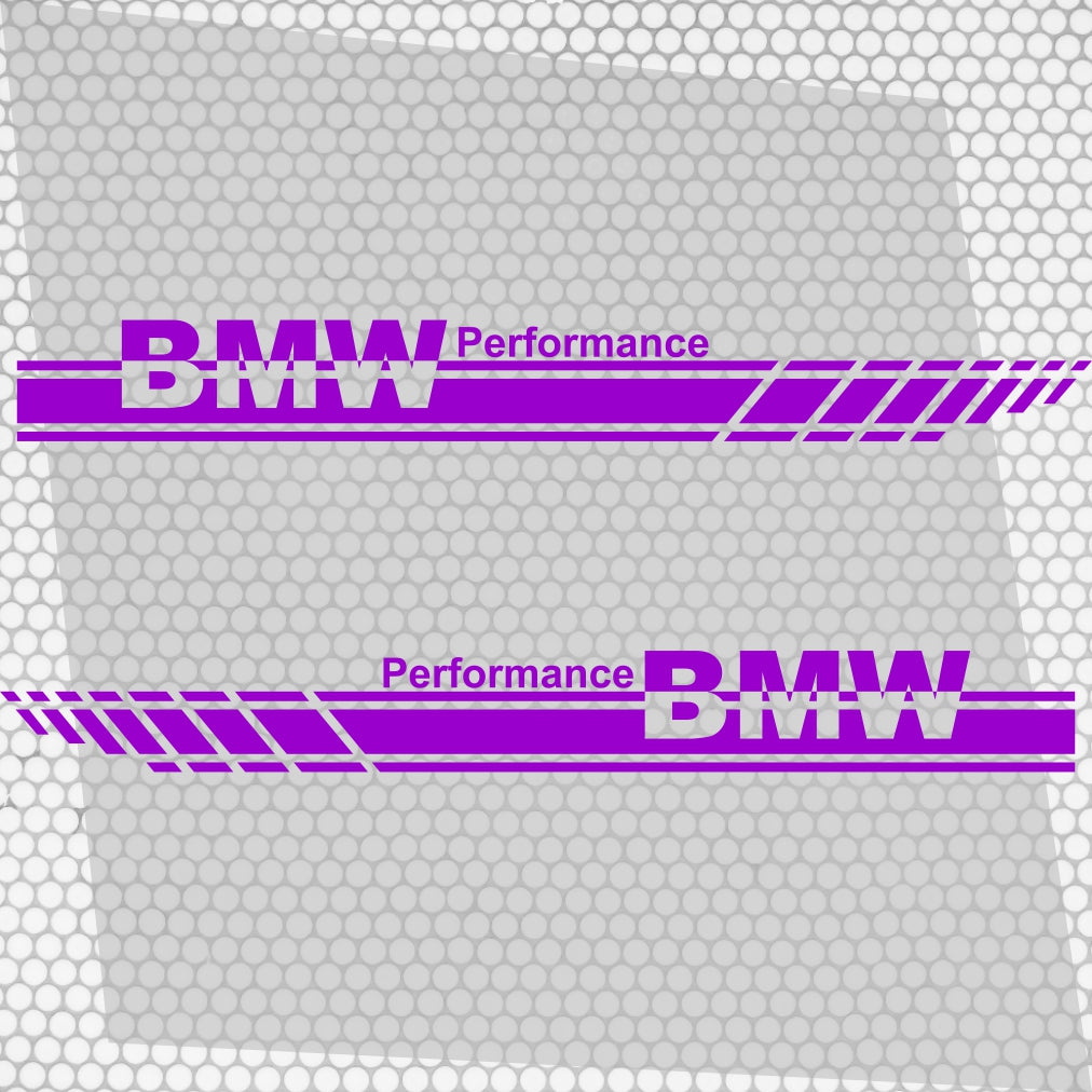 Set 2 Pcs Performance Car Stripes. Both Sides Top Stripes Decal Graphics Car, SUV, Truck Sport Decor Decals | Motorsport Stripes Graphics