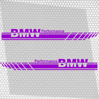 Set 2 Pcs Performance Car Stripes. Both Sides Top Stripes Decal Graphics Car, SUV, Truck Sport Decor Decals | Motorsport Stripes Graphics