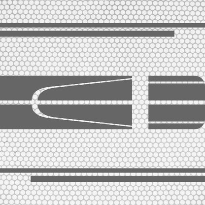 Set 4 Pcs Hood Tailgate Stripe Graphics Mini Cooper and Both sides Stripes | Car Hood and Sides Stripes Graphics Sticker Universal Vehicle