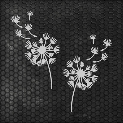 Set 2 Pcs Boho Style Dandelion Flower decal Van Sticker