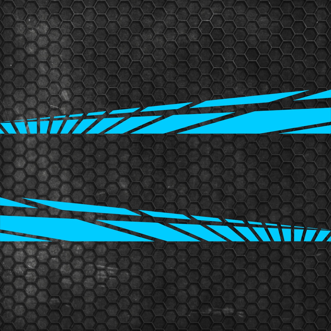 Set 2 Pcs Car Racing Stripes Sport | Motorsport both sides Stripes Graphics Decals | Universal Stripes Decal Kit | Racing Vehicle Stickers