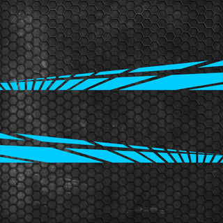 Set 2 Pcs Car Racing Stripes Sport