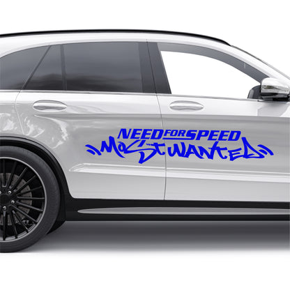 2 Pcs Need For Speed Scratch Graphic Stickers Bumper Window Windshield | Need For Speed Scratch Emblem for Car, Truck SUV Trailer Both Sides
