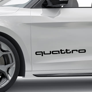 Definir 2 Pcs Audi Emblema Decalque Adesivo | Kit premium 2 decalques de logotipos