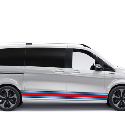 2 Pcs Martini Pattern RV Car Truck Boat Trailer Side Accent Decals Graphics Stripes | 2 Styles avaliable Side Stripes Decor for any vehicle