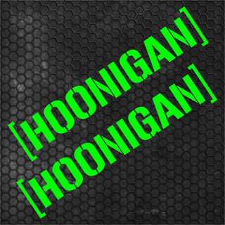 Set 2 Pcs HQ Hoonigan Emblem Graphic Decals