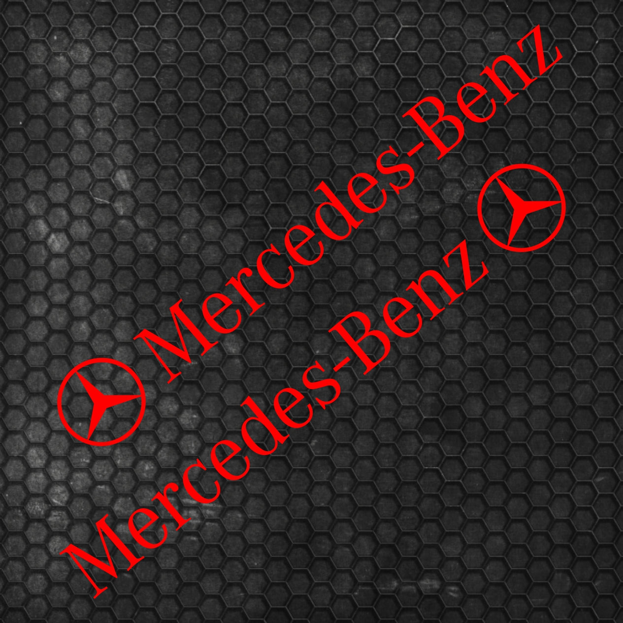 Set Mercedes Logo Decal Sticker Sport Racing Stripes Emblem | Mercedes Cut Emblem Graphic Vehicle Sticker, Vinyl Car Decal Both Sides