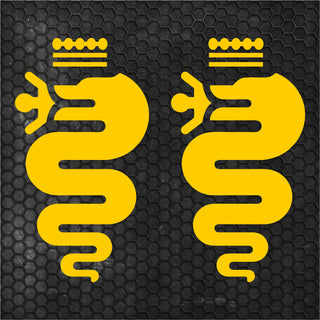 Set 2 Pcs HQ Car Hood and Sides Cover Stickers