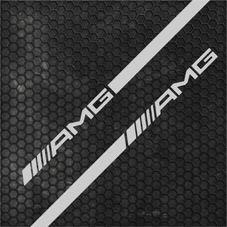 Set 2 Pcs Mercedes AMG Car Stripes
