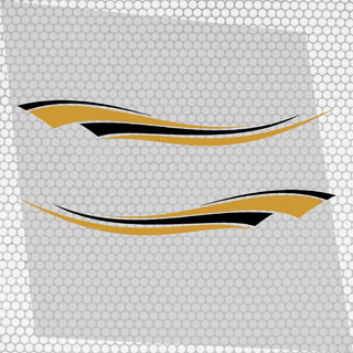 Set 2 Pcs Vehicle Stripes Auto Graphics Car Trailer Truck Boat